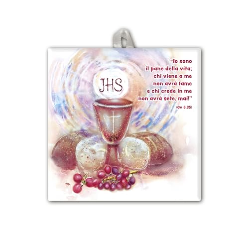 F.Lli Bonella Eucharistie Keramikfliese 10 x 10 cm
