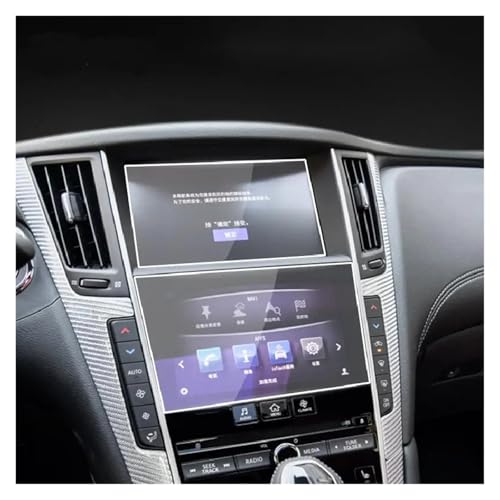 Film protection navigation GPS Q50 2016-2020 pour éviter les rayures et traces de doigts