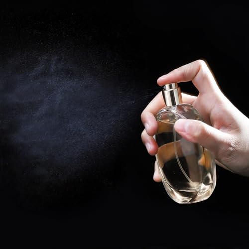 Mezchi 6 Pack Refillable Spray Perfume Bottle, 50ml/1.7 OZ Empty Glass Perfume Atomizer Bottle, Travel Size Perfume Refill Bottle for Perfume, Refreshing, Breathing Spray