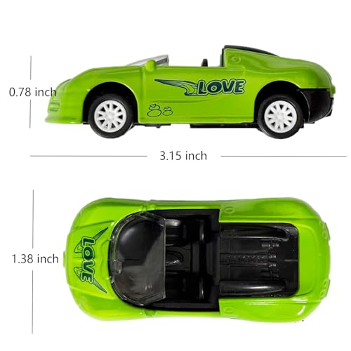 Set de 8 autos de juguete metálicos a escala 1:64 miniatura 5