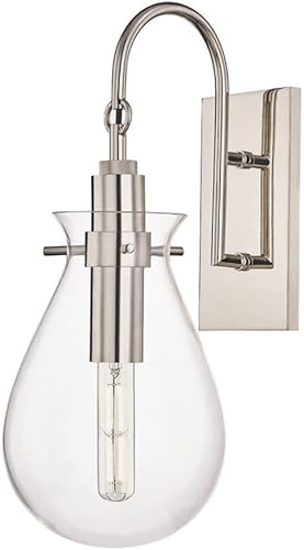 Hudson Valley Lighting Valley BKO100-PN - Aplique de pared LED de transición de Ivy Collection en acabado cromado de níquel pulido