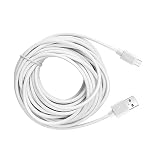 Smays Replacement 5V Micro USB Charging Cable for Infant Optics DXR-8, Motorola, Owlet Baby Monitors - 13-Foot (4 Meters) Power Cord