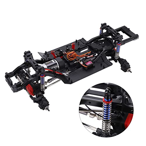 Transmission Chassis Frame, Differential Portal Axle Kit Nylon Micro Servo Speed Shock Absorption System For Traxxas 1/10 Rc Crawler Car Diy Upgrade Parts(Without Wheel) #TOP7