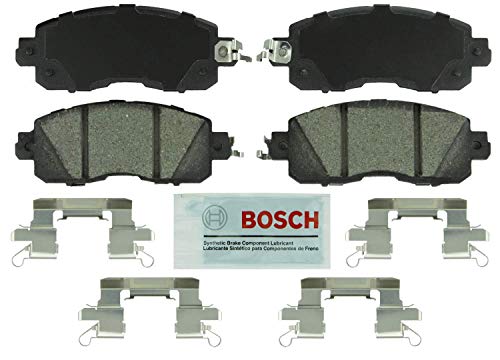 BOSCH BE1650H Blue Ceramic Disc Brake Pad Set with Hardware - Front | Compatible with Select Nissan Altima, Leaf - image 1