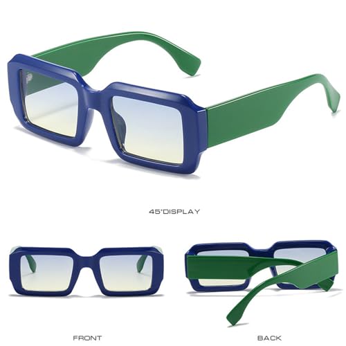 Wide leg punk gradual change UV400 Sunglasses for Women Men outdoor travel and driving4