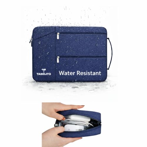 Image of Tabelito Hybrid 15.6 inch Laptop Bag Sleeve Cover with Box for 15.6 inch HP /Dell /Accer /Apple /Asus /Lenovo /Ultrabook /Razer Etc.-Blue 15.6 INCH