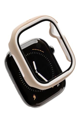 iFace Reflection Apple Watch Series 11/10(46mm) 専用 強化ガラス 一体型 ケース (ベージュ)【 アイフェイス アップル ウォッチ ケース 全面保護 アップルウォッチ カバー フレーム 表面硬度9H 】