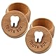 free-space Tooth Fairy Box 3D geschnitzte Holzkiste Souvenir Droped Tooth Andenken Aufbewahrungsbox Geschenk für Jungen oder Mädchen (2pcs Tooth Box)