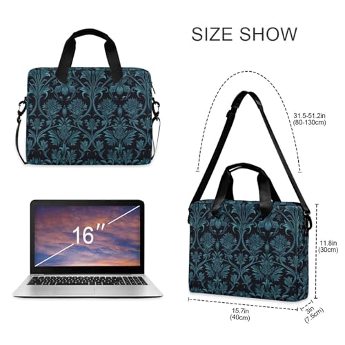 Bolso para portátil con cremallera y correa ajustable 15.6" miniatura 5