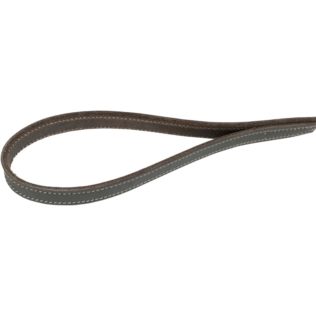 Rustic fatleather lead, XS-S: 1.20 m/12 mm, grey, grau - Image 4