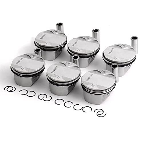 Noptul Engine Piston & Rings Kit, Suitable For E60 E90 325I 523I N52B25, Automotive Replacement Parts 11257561844 11257561850 #TOP13