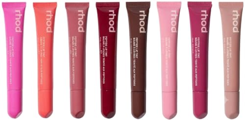 Image of Peptide Lip Tint | Hydrating Tinted Lip Balm | Buildable, Creamy Color & Lip Care | Moisturising | Non-Sticky | Soft & Smooth Lips (Multicolour-8p)
