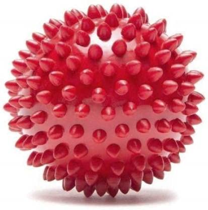 Image of Foodie Puppies Dog Rubber Chew Toy Combo (Spike Ball Toy + Hole Ball Toy) - Color May Vary