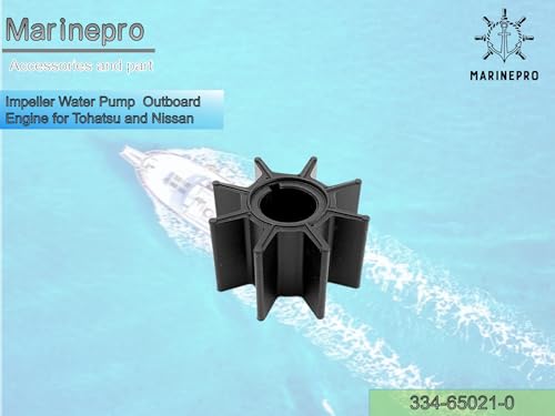Image of Impeller Water Pump 334-65021-0 334650210M 18-8921 Outboard Engine for Tohatsu & for Nissan 9.9HP 15HP 18HP 20HP Boat Motor