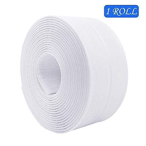 Preisvergleich Produktbild Selbstklebende Dichtungsband für Bad und Küche, PE-Material, wasserdicht und schimmelresistent Perfekt für Küche, Bad, Badewanne, Toilette, Wandboden 335CMX3.8CM