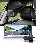 Fitcamx Front 4K+Rear 1080P Dash Cam Adapts for Ford Ranger 2024 2025 & Raptor (HD2-D4400, Straight Bottom), OEM Look, Dual HD Video, Loop Recording, WiFi & APP, G-Sensor, Easy to Use, 128GB Card