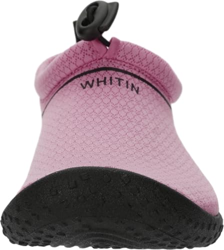 WHITIN Water Shoes for Women Aqua Barefoot Swim Sneakers Beach Minimalist Size 8 Zero Drop Outdoor Surf Boating Kayak Sand Walking Socks Pink 39