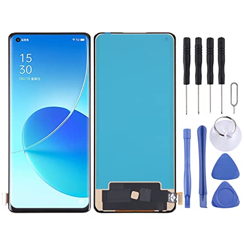 Lingland Cell Phone kit for Huawei Nova 7 Pro TFT LCD Screen for with Digitizer Full Assembly, Not Supporting Fingerprint Identification Screen Overall Assembly (Color : Color15)