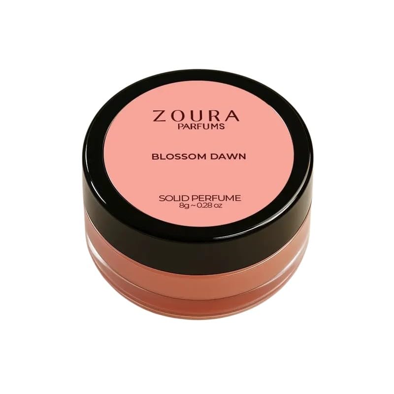 ZOURA Blossom Dawn Solid Perfume Unisex | Floral Citrus Fragrance Balm with Long Lasting Fresh Scent | Alcohol Free Pocket Friendly Spill Proof Travel Perfume | Skin Safe Natural Wax Based Perfume (8g)-image-40