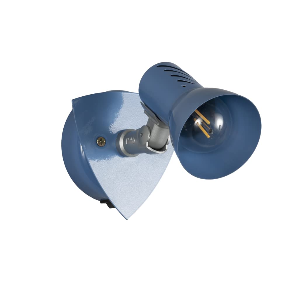 LITECRAFT Spotlight Adjustable Wall Ceiling with On/Off Switch in Blue - 2 Pack