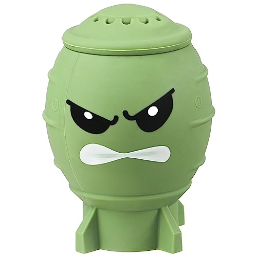 Koluti Fun Guy Fridge Deodorizer, Baking Soda Holder for Refrigerator Odor Absorber, Cute Freezer Smell Eliminator and Reusable Silicone Freshener Container, BPA Free-2.8 x 2.8 x 3.7 inches