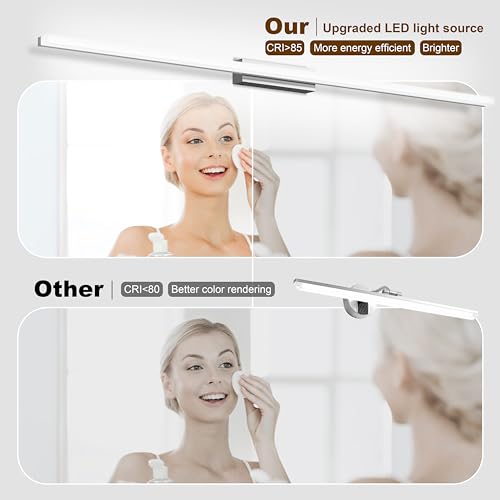 Miniatura 4 de Aplique Espejo Baño Led 120cm 24w Ip44 Blanco Frío 6000k Luz Espejo Baño