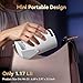 Mini Projector with Wifi and Bluetooth 210°Rotatable Portable Smart Projector Built-in Android TV 11.0 1080P Support Short Throw Outdoor Auto Keystone 150'' Screen Home Theater Projector for Phone/PC