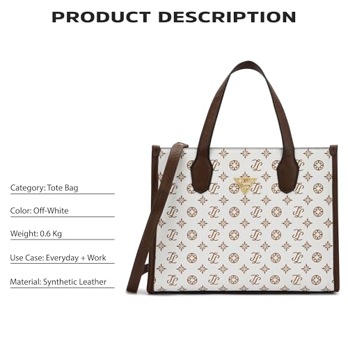 Image of Lavie Signature Women's LS Vancouver Box Tote Bag | Tote Handbag for Work | Ladies Purse | Stylish Shoulder Bag | Gift for Women