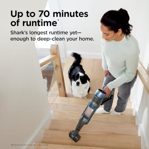 Image of Shark PowerDetect Cordless Stick Vacuum, Java Ice Blue, IP1255