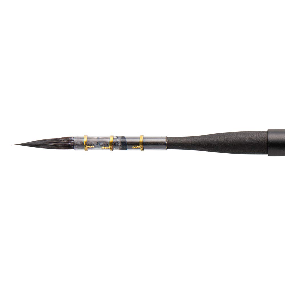 Pinceau à aquarelle synthétique rétractable Tintoretto Feltracco série 1337 rond taille 2