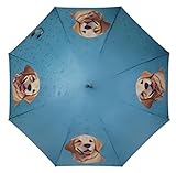 Miro Travel Wear Paraguas Perros para mujer ¡Color, Corto)