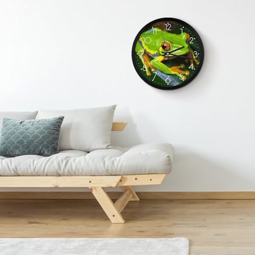Horloge murale quartz décorative au design blanc épuré