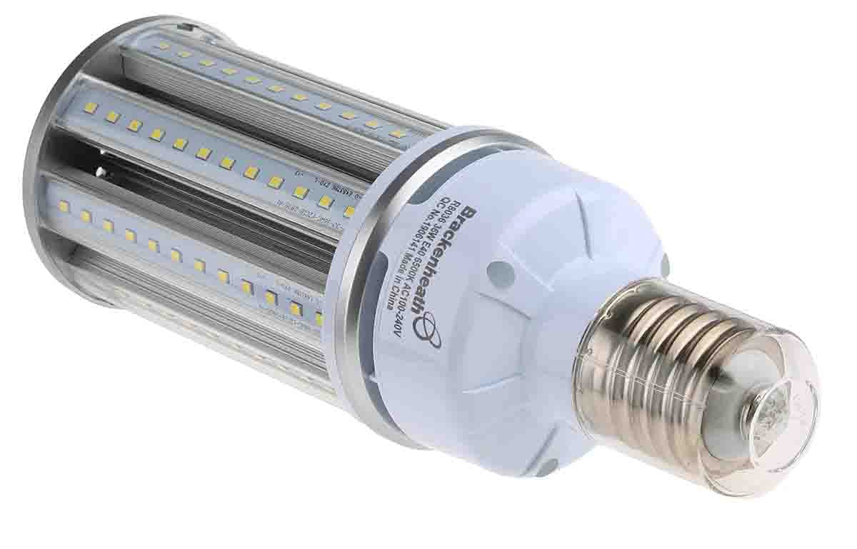 RS PRO LED-Straßenlampe Cluster 36 W / 230V 4990 lm E40 Sockel 6500k Weiß