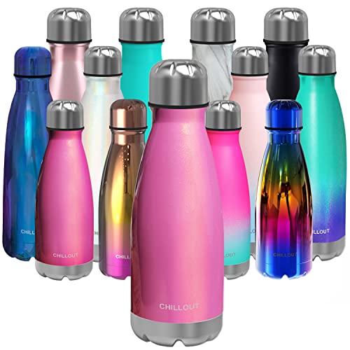 Image of CHILLOUT LIFE 12oz Kids Insulated Stainless Steel Water Bottle, Leak Proof