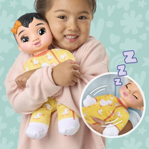 Baby Alive Nighttime Snuggles, Brunette Doll with Sounds, Soft Body and Breathing Motions, Toys for Kids Ages 18 Months+ by Baby Alive - Used condition - Image 4