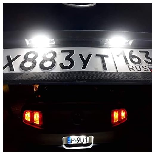 Snabb installation av tillbehör 2st Inget fel Bil 18LED Nummerplatta Ljuslampa För Ford Fiesta MK5 2001-2008 Fusion 2001-2011Mondeo MK2 1996-2000 Perfekt matchande delar Högkvalitativ och hållbar