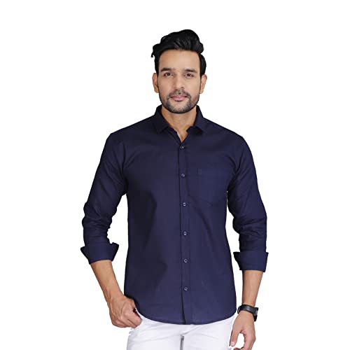 Image of Man Slim Fit Cotton Casual Shirt