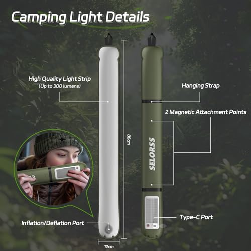 Lampe de camping gonflable : la solution compacte contre l'obscurité en rando et bivouac - 6
