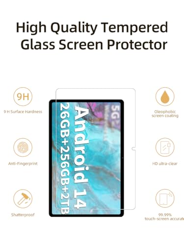 Protector de Pantalla para Relndoo TB02 10 pulgadas Pack 2 miniatura 5