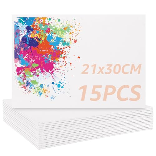 ZOFUN 15 Stück A4 Keilrahmen Leinwand