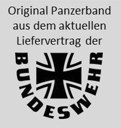 Berger + Schröter Original Bundeswehr Panzerband olivgrün, TL7510-0023 75mm x 50m Klebeband