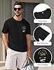 TOMEEK Mens T Shirt Graphic T-Shirts Casual Short Sleeve Cotton Tee Shirts Palm Tree Print Summer Top Cool California T-Shirts for Men UK,Black,XXL #2