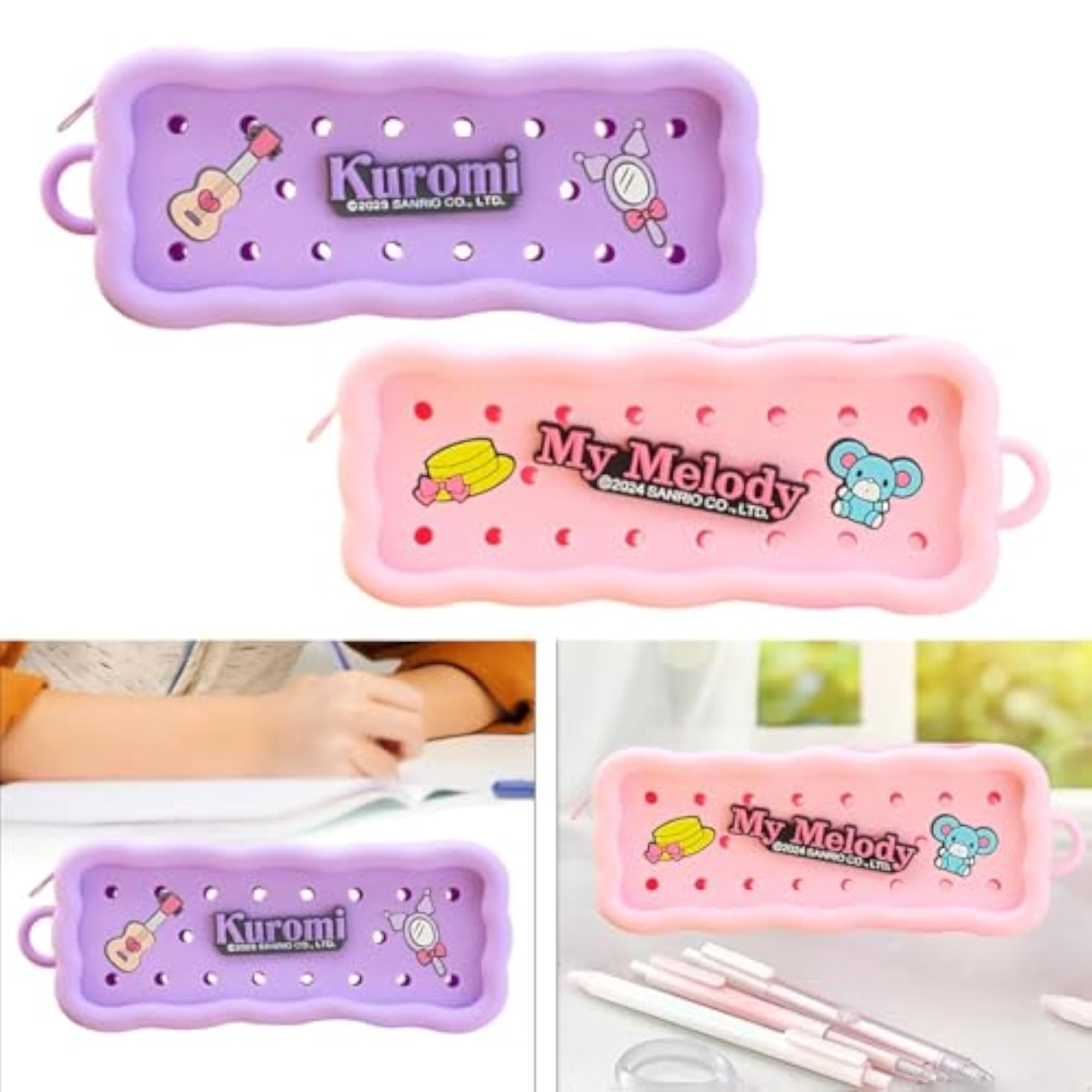 Stylish Soft Purse Cosmetic Bag for Kids, Pencil Case