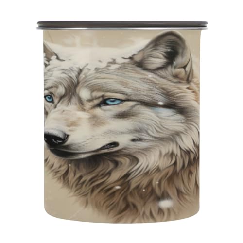Envase hermético azul de acero inoxidable 900 ml