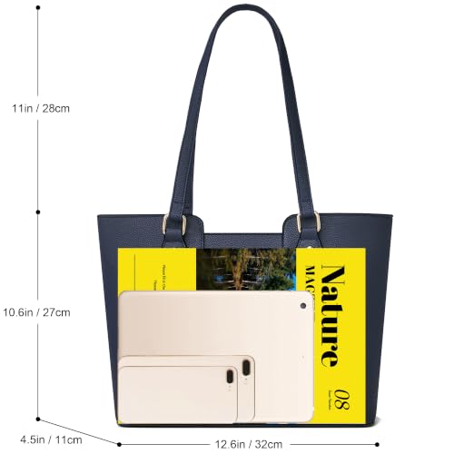 Image of CHICAROUSAL Tote Handbags Purses for Women PU Leather Womens Shoulder Bag | Large Tote Bag for Women, Shoulder Purse, Vegan Leather Purses for Women, Women's Handbags