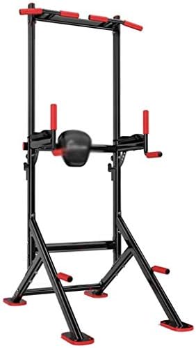 DXIN Pull Up Bar Tower,Home Multi Function Pull Up Bar Dip Station for Strength Training,Adjustable Dip Station Pull Up Bar,Men Build Muscles Fitness Equipment (Color : Black, Size : 8285160cm)