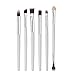 Produktbild WDOIT 6 Stuck Make Up Pinsel Set Professionelle Kosmetik Make Up Brush Synthetisches Haar Pinselset  Besonderes Geschenke für FrauenWeiss