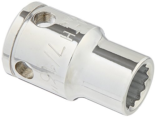 Williams 32214-TH 12-Point Tools at Height 1/2 Drive Standard Socket, 7/16"