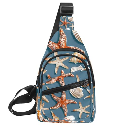Mochila cruzada Sea Star Marine multicolor de talla única con correa ajustable para deporte
