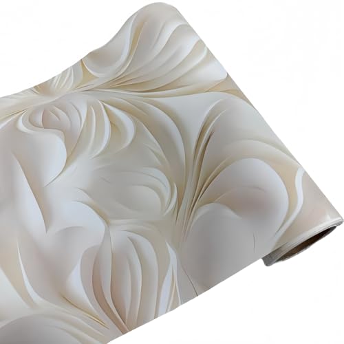 Papier peint floral effet 3D haut de gamme pour décoration murale